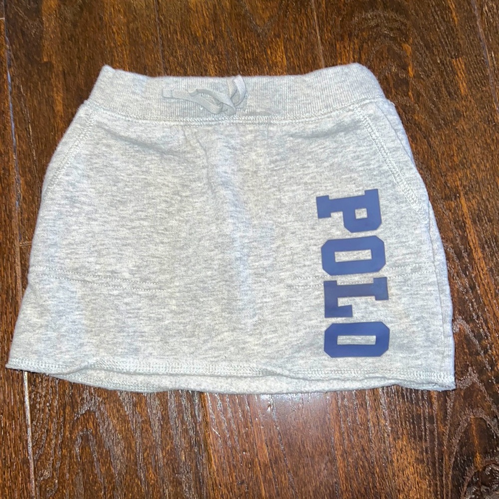 Ralph Lauren polo sweatshirt skirt 4T EUC